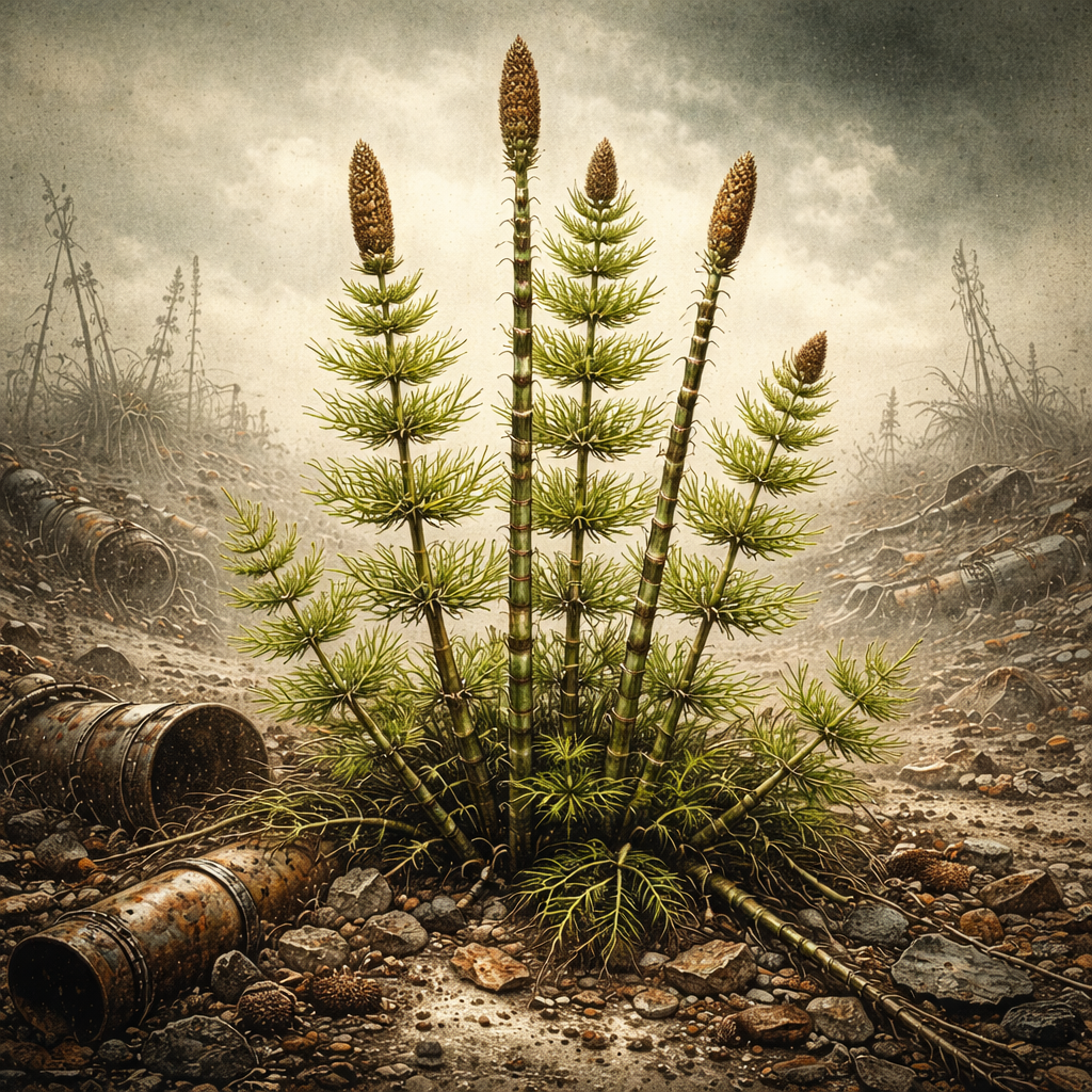 Ackerschachtelhalm (Equisetum arvense)