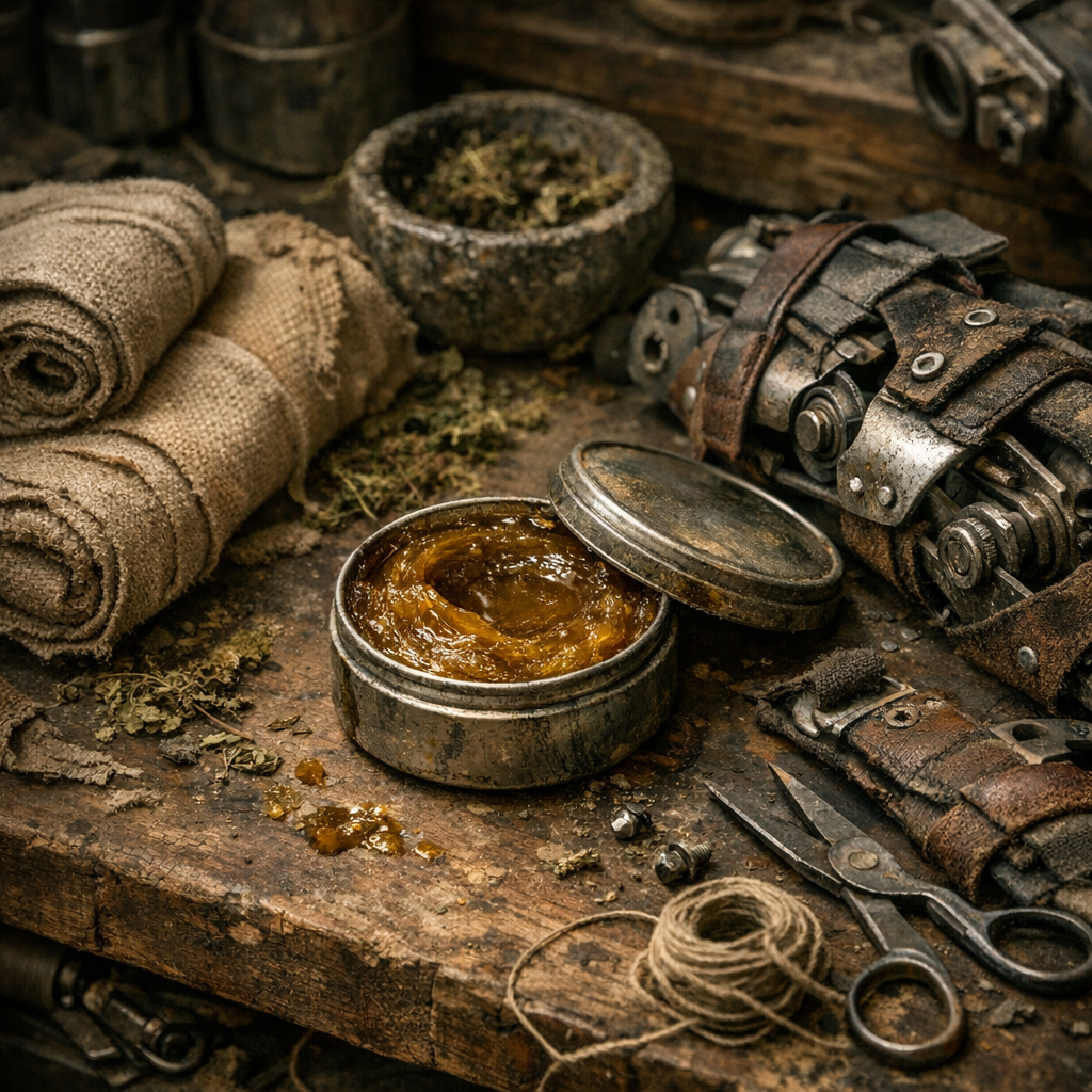 Stumpfpflege-Harzpaste